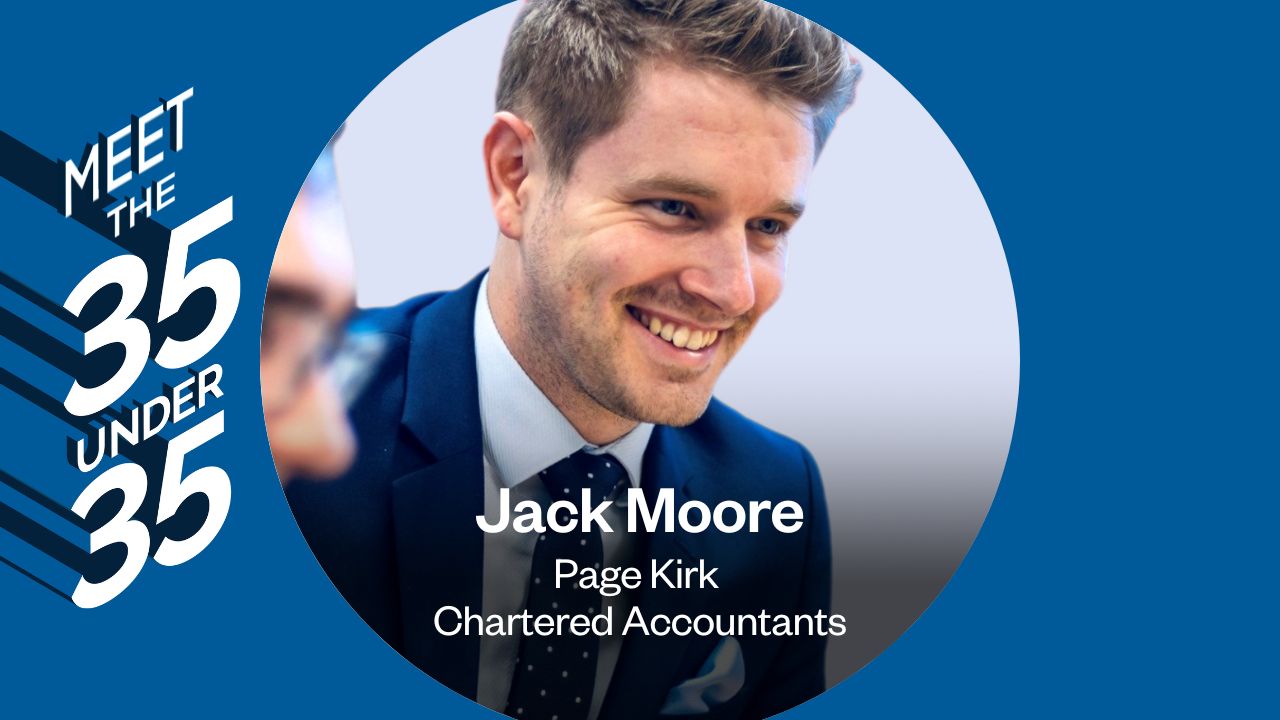 Meet the 35 under 35 Q&A with Jack Moore from Page Kirk